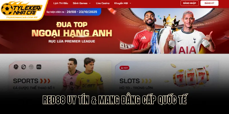 RED88 uy tín & mang đẳng cấp quốc tế