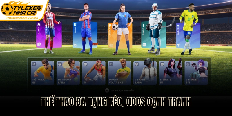Thể thao tại ONE88 đa dạng kèo odds cạnh tranh