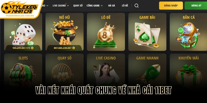 Vài nét khái quát chung về nhà cái 11BET